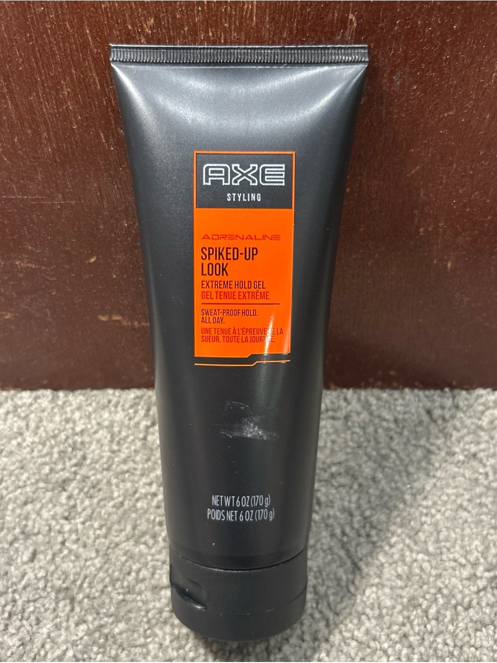 AXE Styling Adrenaline Spiked Up Look Extreme Hold Hair Gel High Hold, 6oz